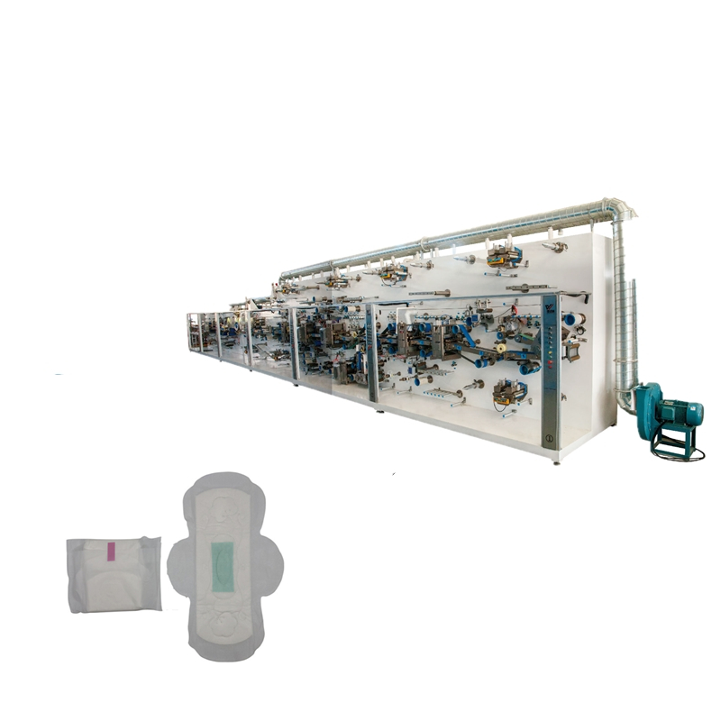 DNW-24 Herramientas de producción de toallas sanitarias de accionamiento completamente automático 