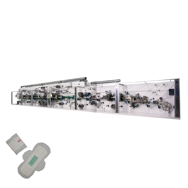 Línea de producción de almohadillas para máquina de servilletas sanitarias de alto rendimiento 