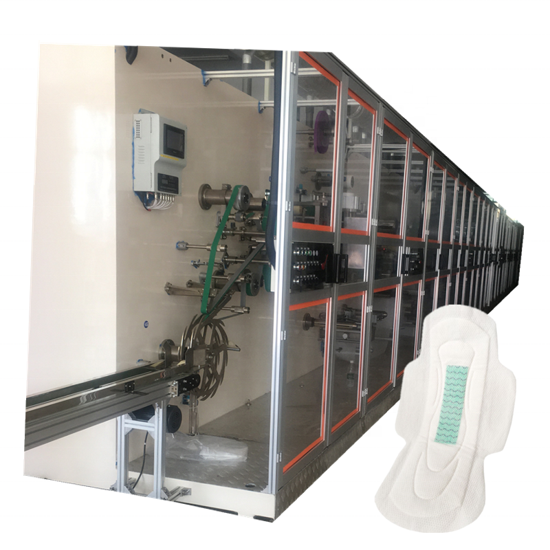 Máquina para fabricar servilletas sanitarias totalmente automática de gran absorción 