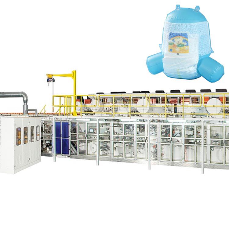 Fabricación automática de máquinas desechables de calidad superior para pañales para bebés de suministro de fábrica 