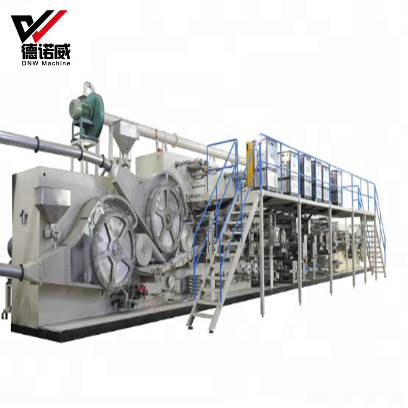 Fabricantes principales de absorción grande Línea de producción de pañales para adultos con servo completo Máquina para fabricar pañales para adultos 